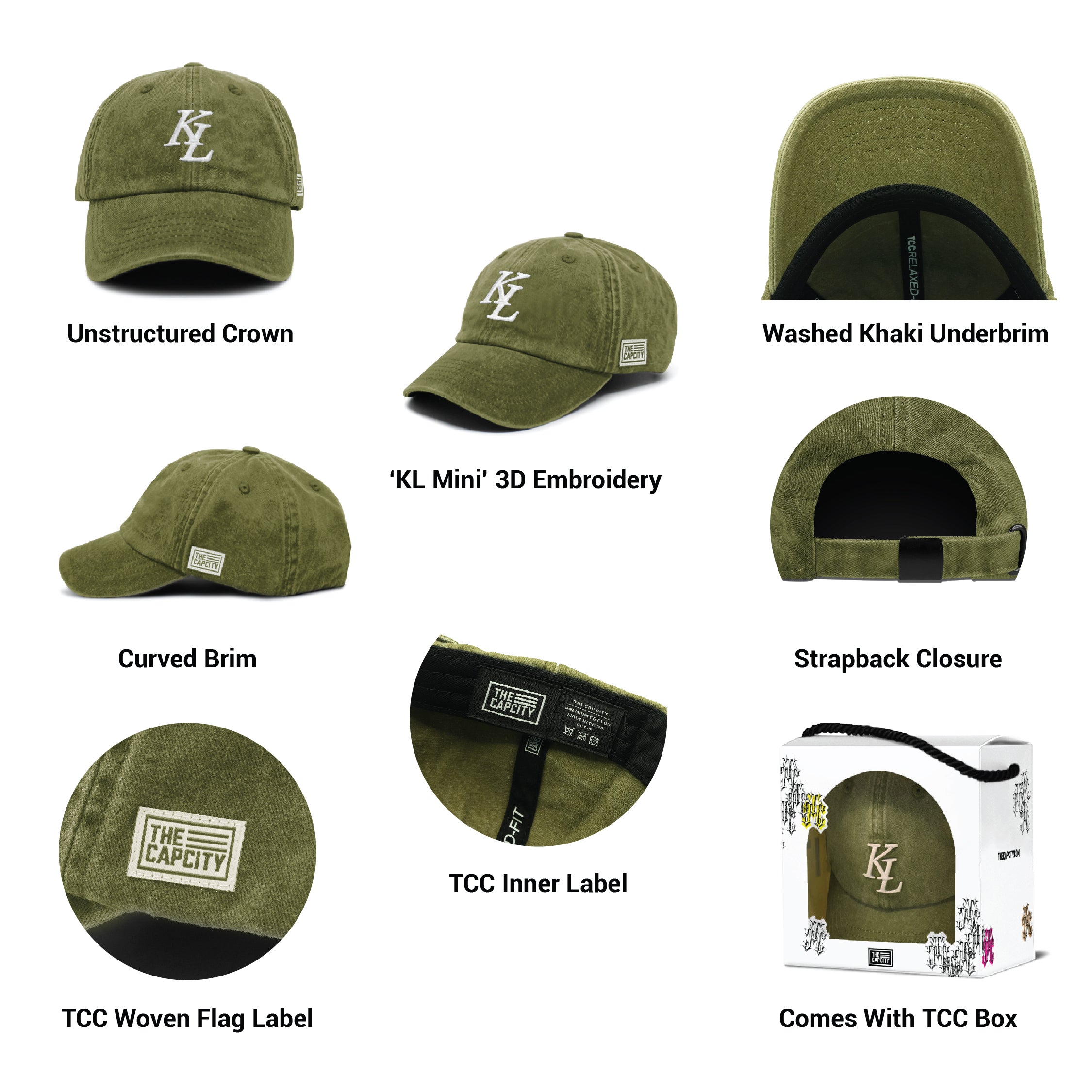 TCC MINI KL LEGACY RELAXED B-FIT STRAPBACK COLLECTION