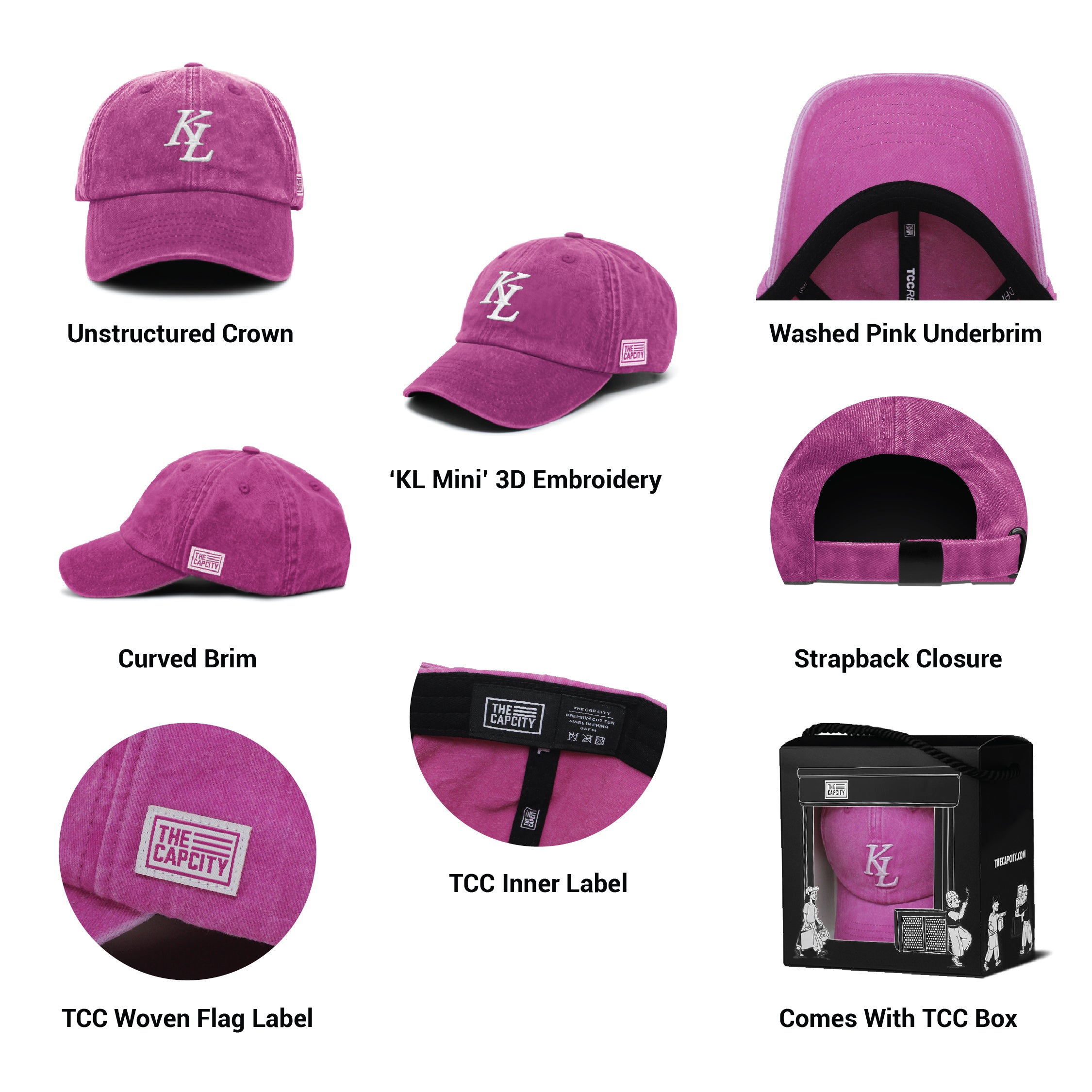 TCC MINI KL LEGACY RELAXED B-FIT STRAPBACK COLLECTION