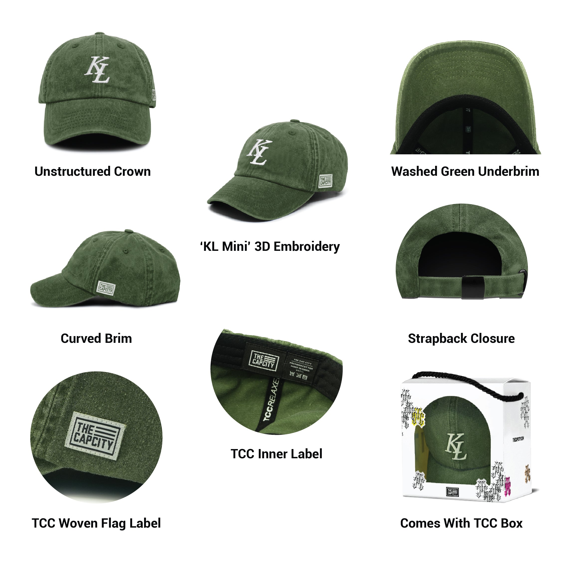 TCC MINI KL LEGACY RELAXED B-FIT STRAPBACK COLLECTION