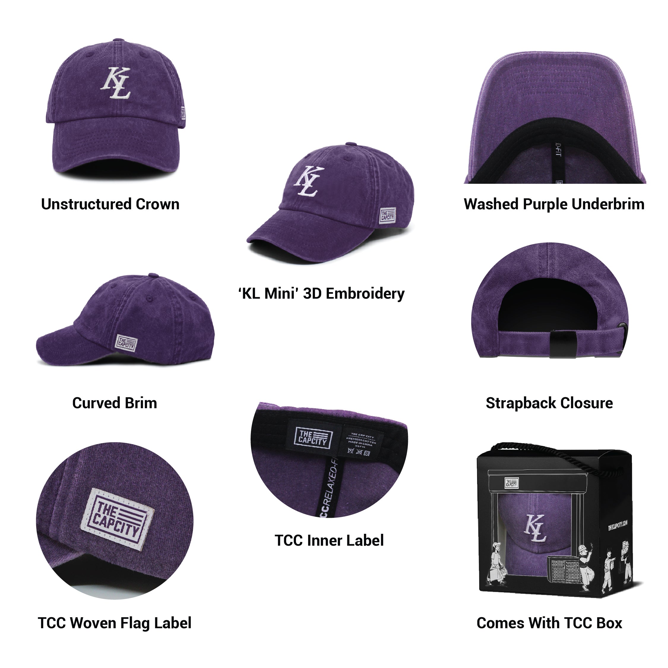 TCC MINI KL LEGACY RELAXED B-FIT STRAPBACK COLLECTION