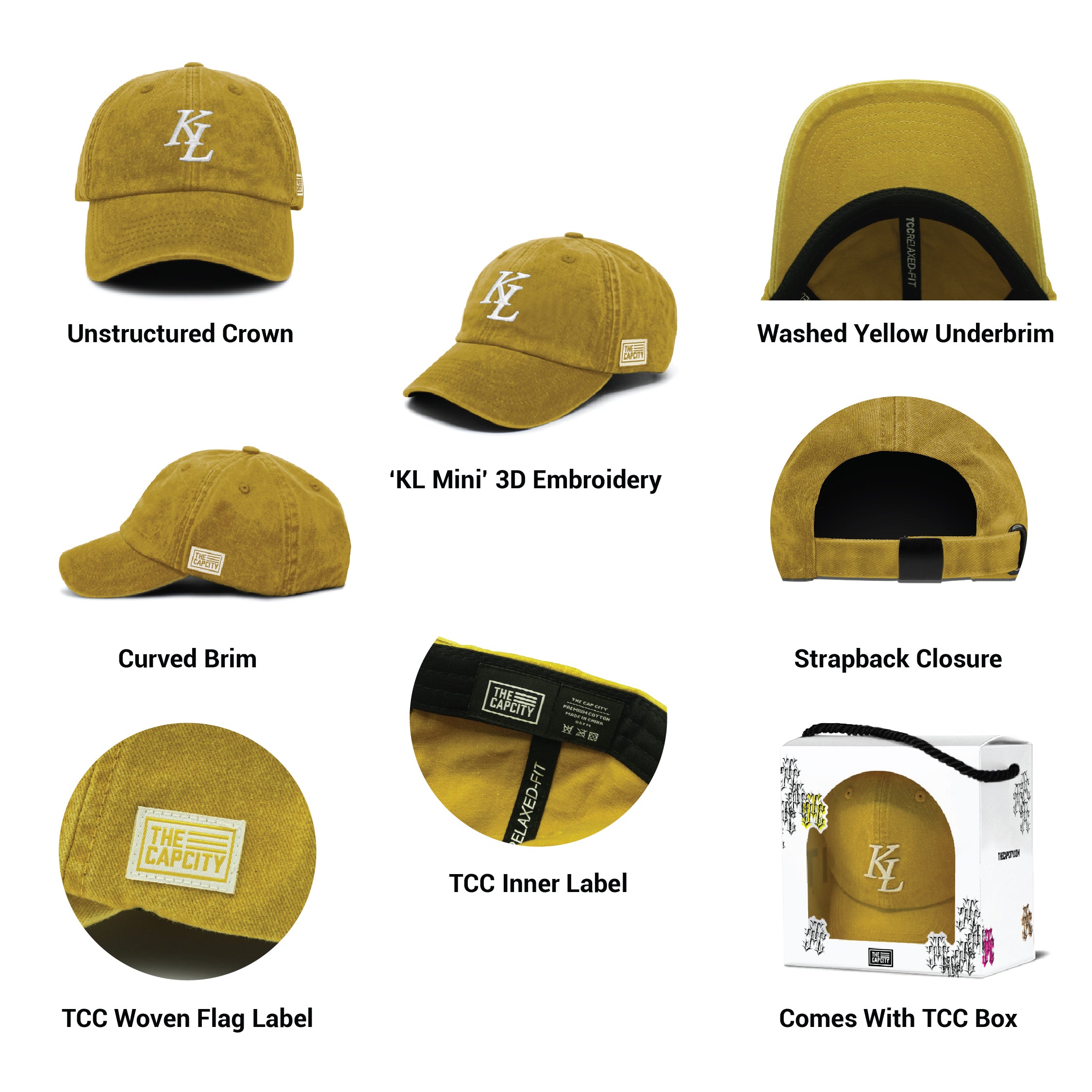 TCC MINI KL LEGACY RELAXED B-FIT STRAPBACK COLLECTION
