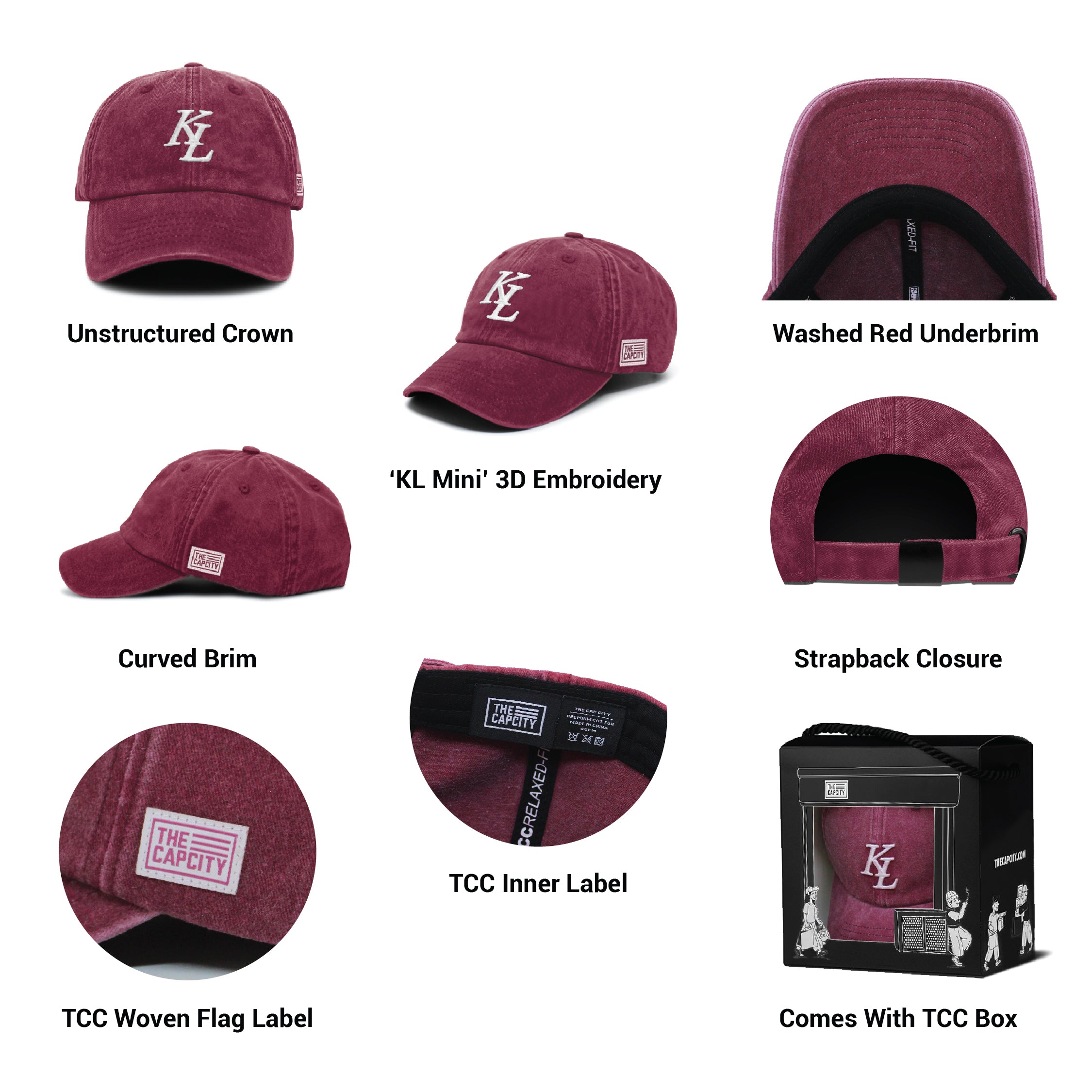 TCC MINI KL LEGACY RELAXED B-FIT STRAPBACK COLLECTION