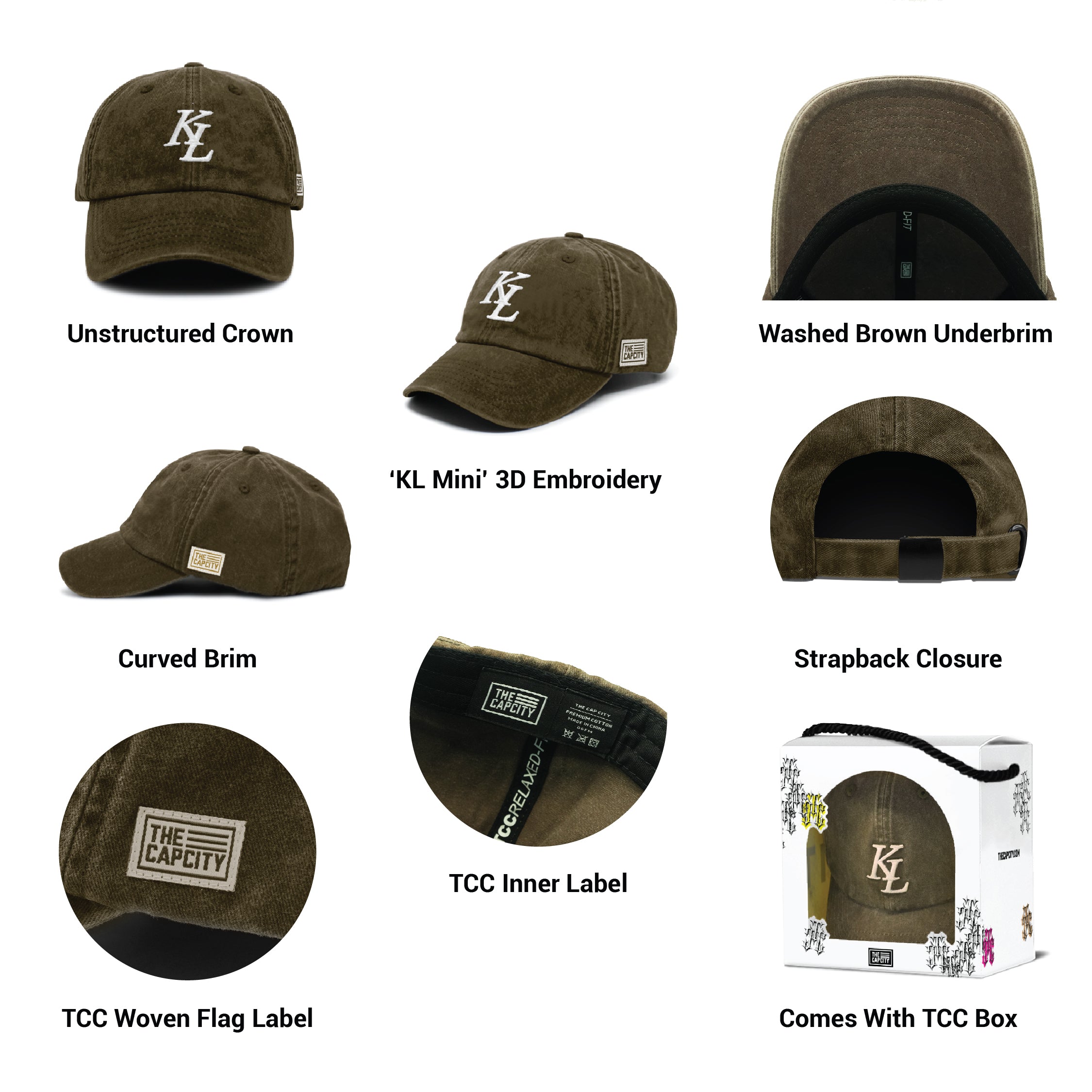 TCC MINI KL LEGACY RELAXED B-FIT STRAPBACK COLLECTION