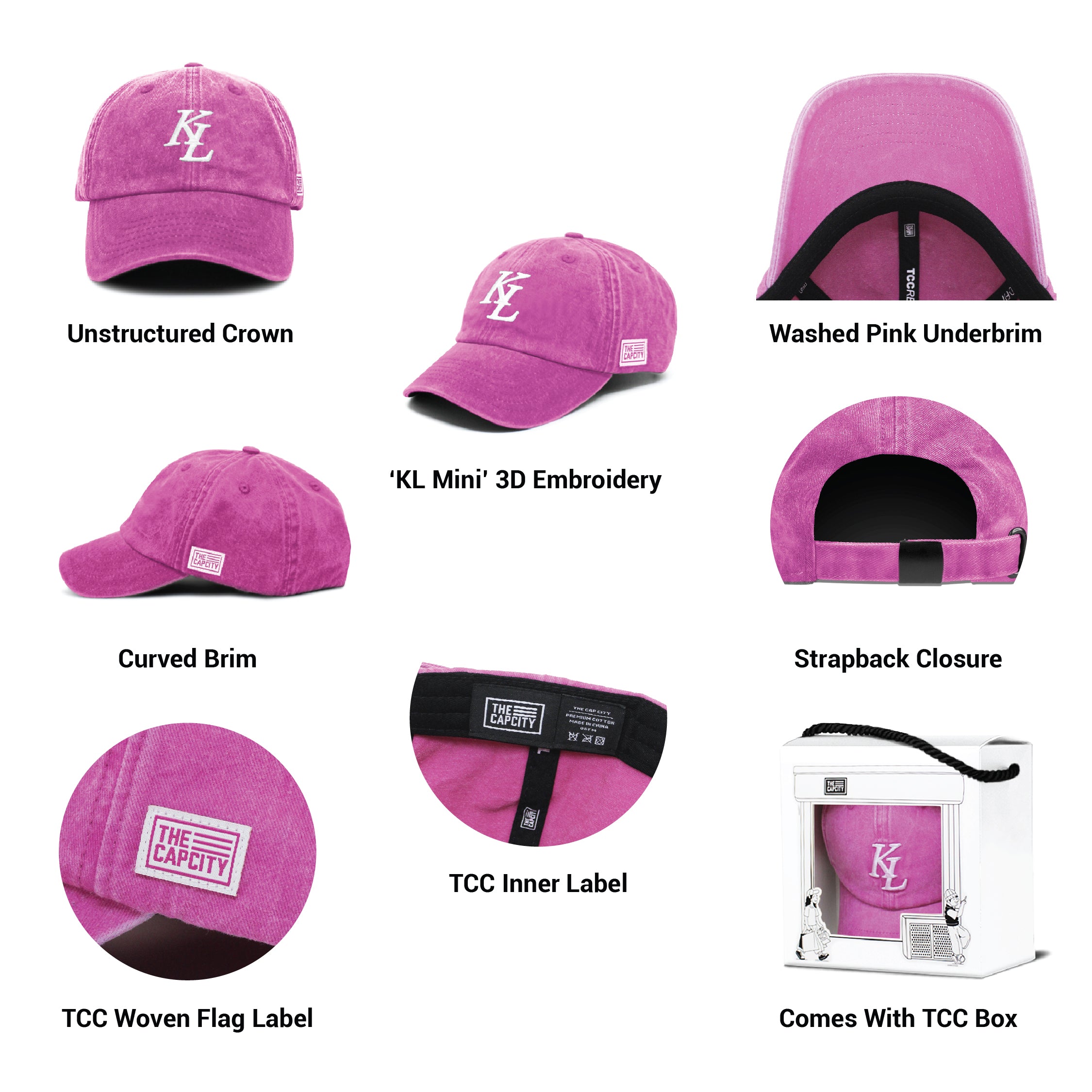 TCC MINI KL LEGACY RELAXED B-FIT STRAPBACK COLLECTION