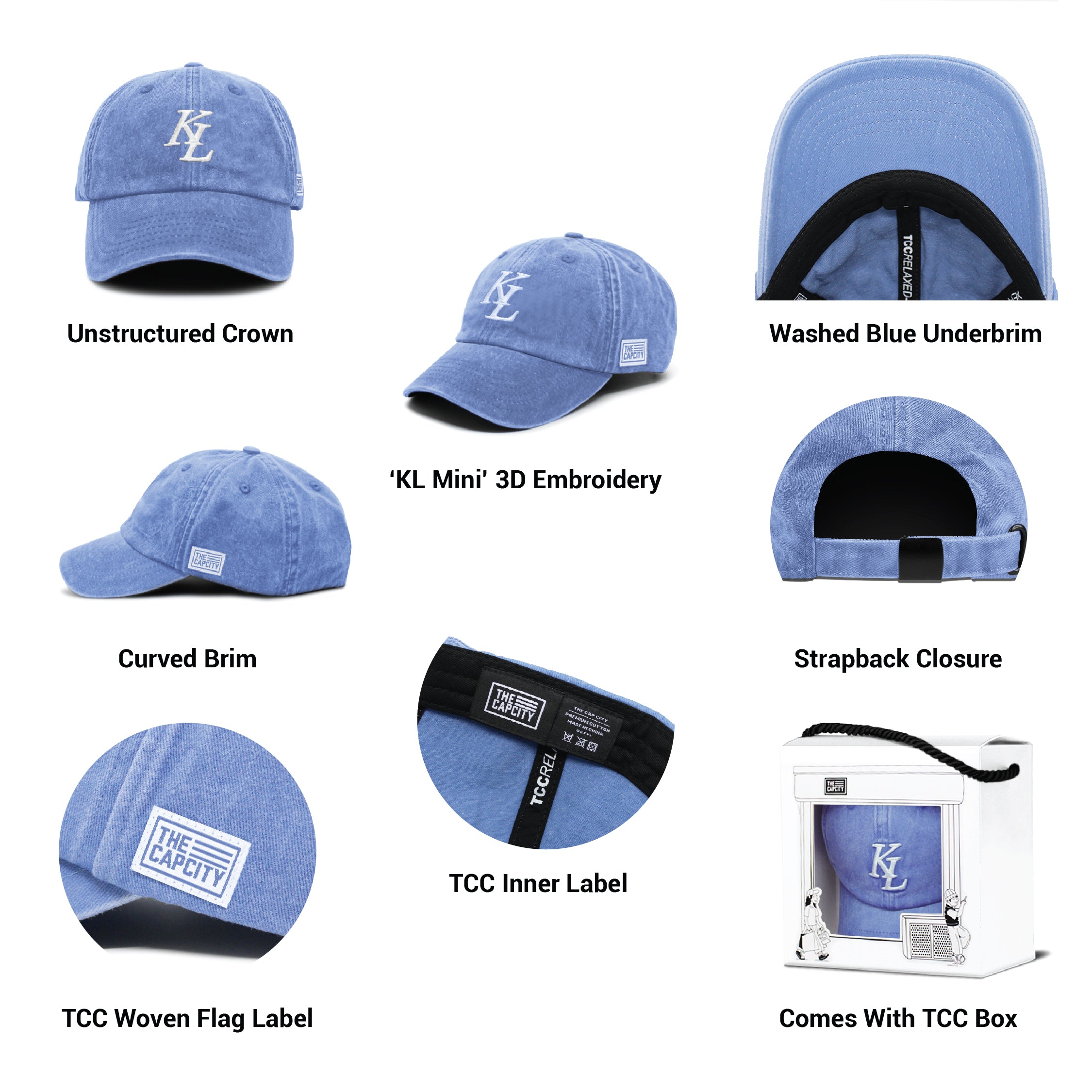 TCC MINI KL LEGACY RELAXED B-FIT STRAPBACK COLLECTION