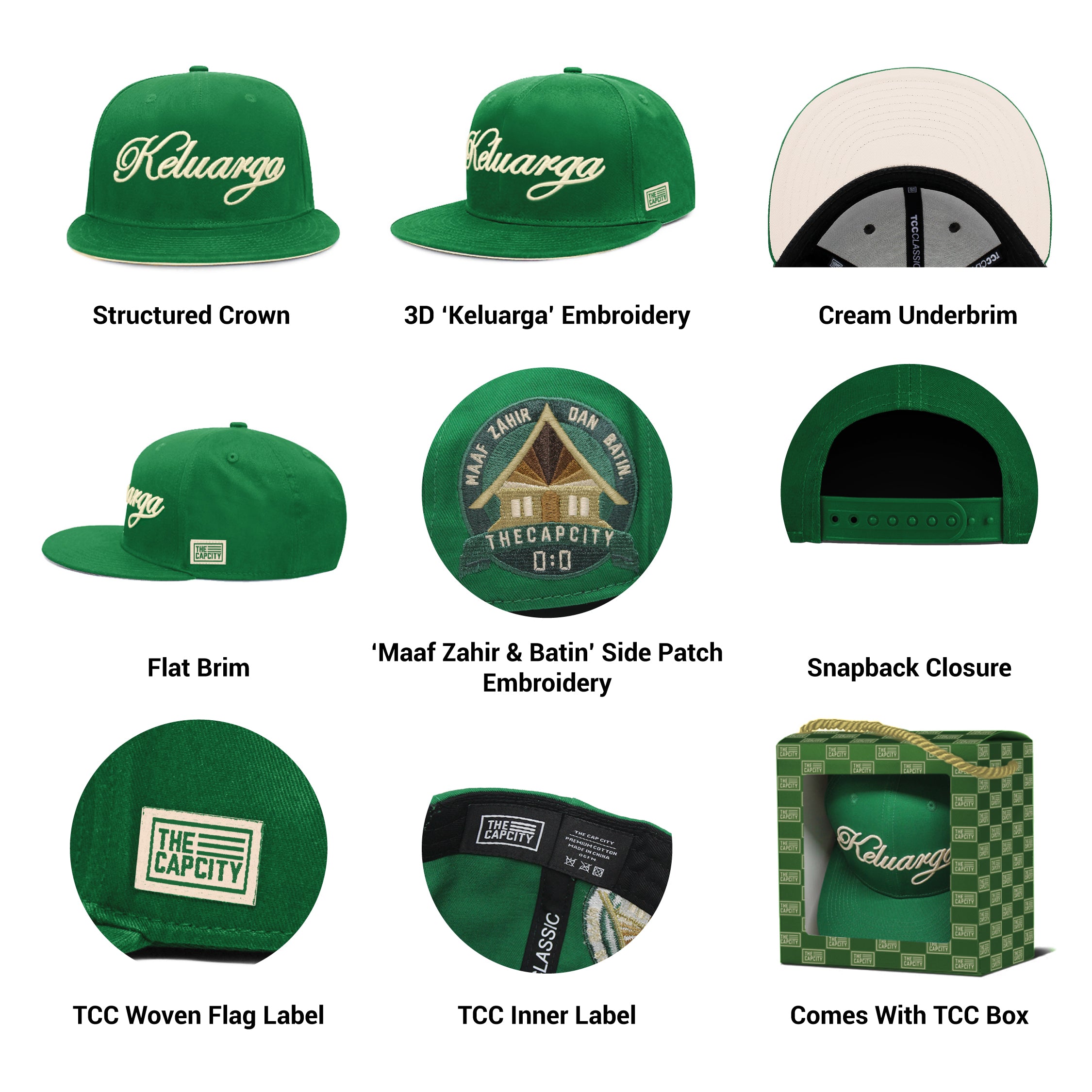 TCC KELUARGA 'MAAF ZAHIR DAN BATIN' CAP COLLECTION