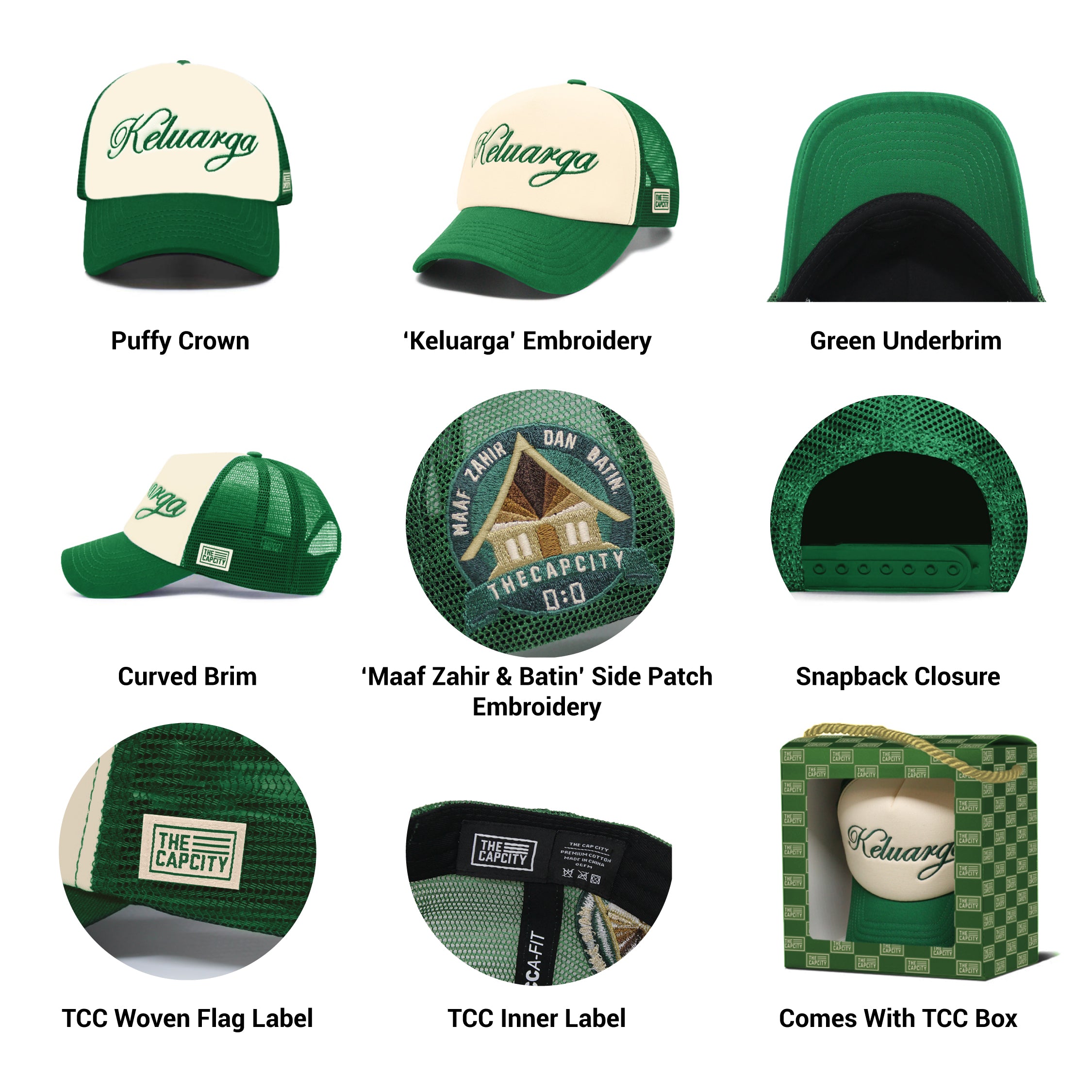 TCC KELUARGA 'MAAF ZAHIR DAN BATIN' CAP COLLECTION