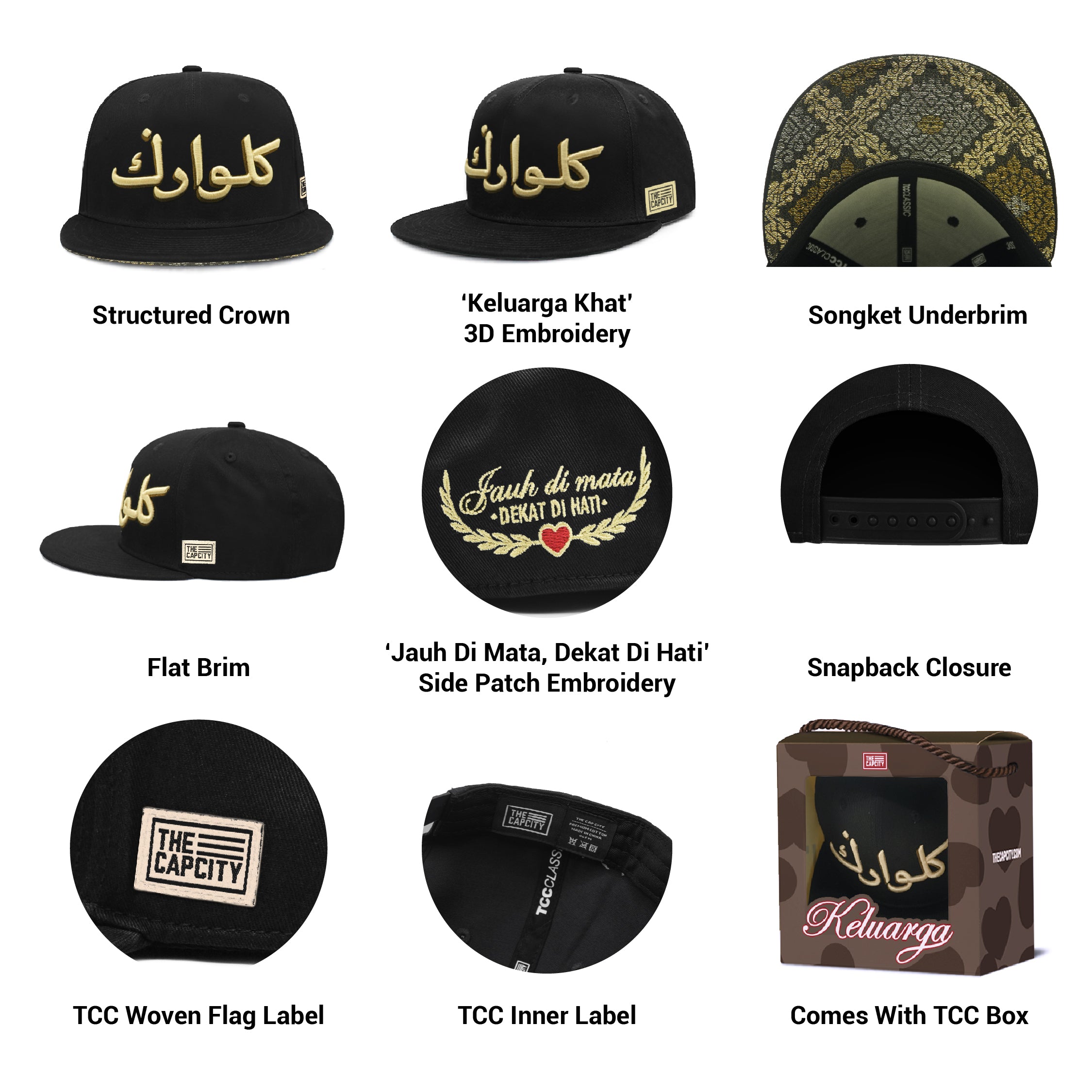 TCC KELUARGA KHAT CLASSIC SNAPBACK COLLECTION