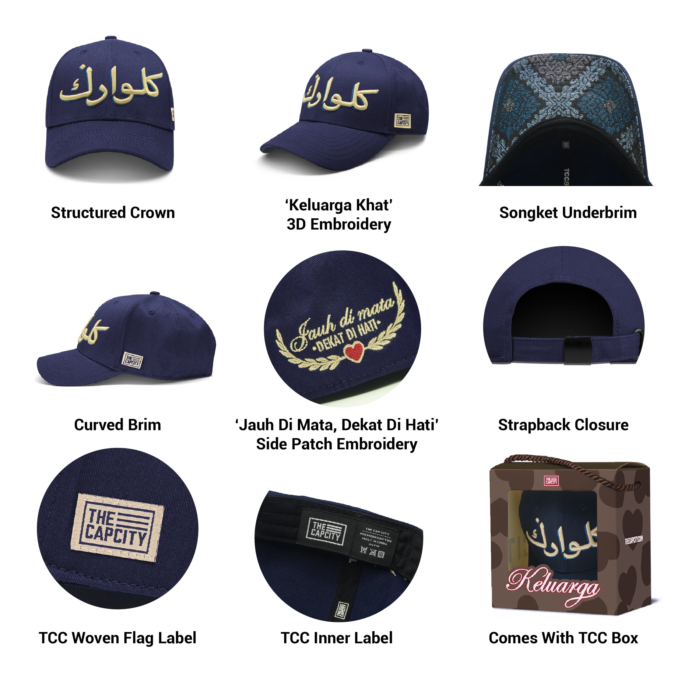 TCC KELUARGA KHAT B-FIT STRAPBACK COLLECTION