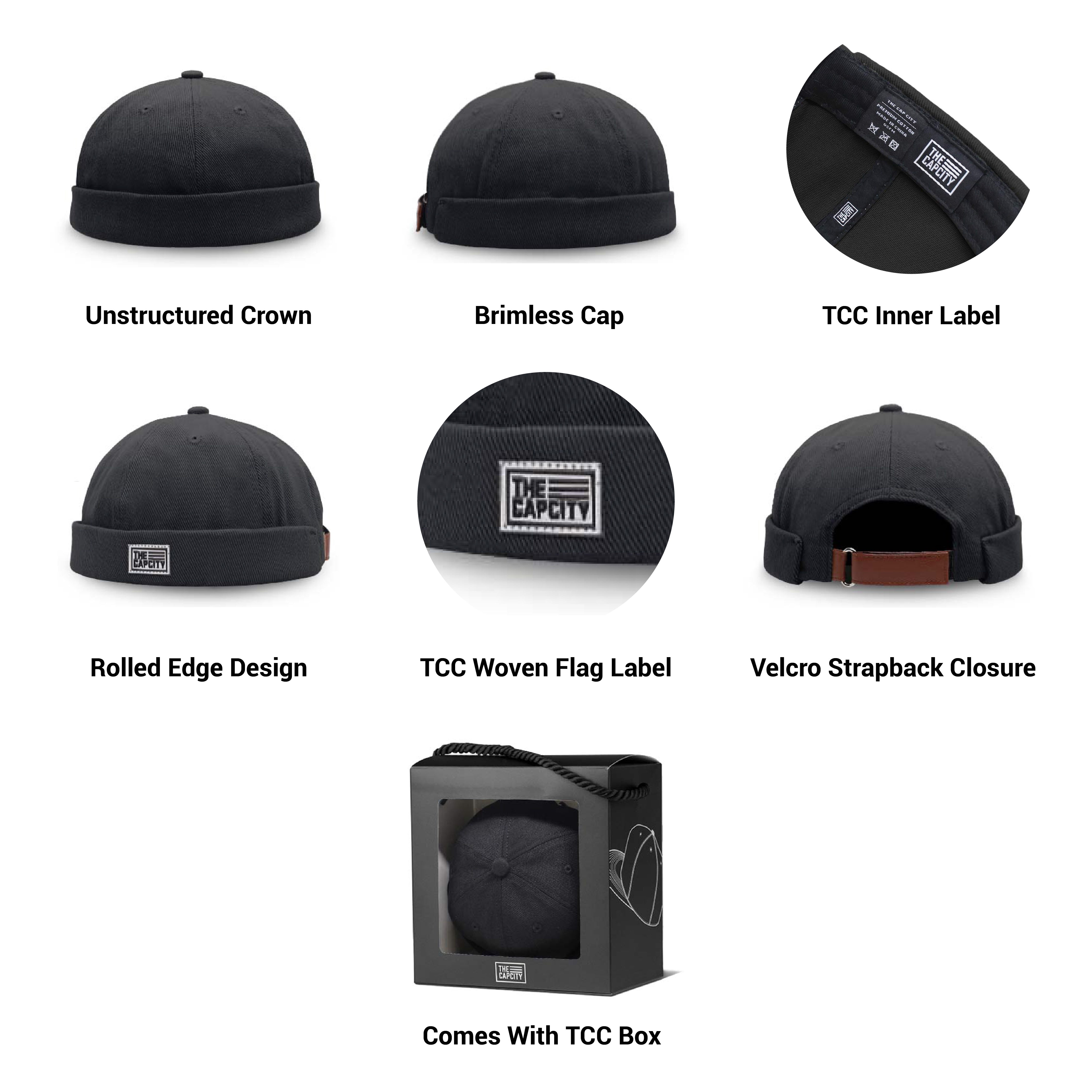 THE CAP CITY ROLL CAP COLLECTION