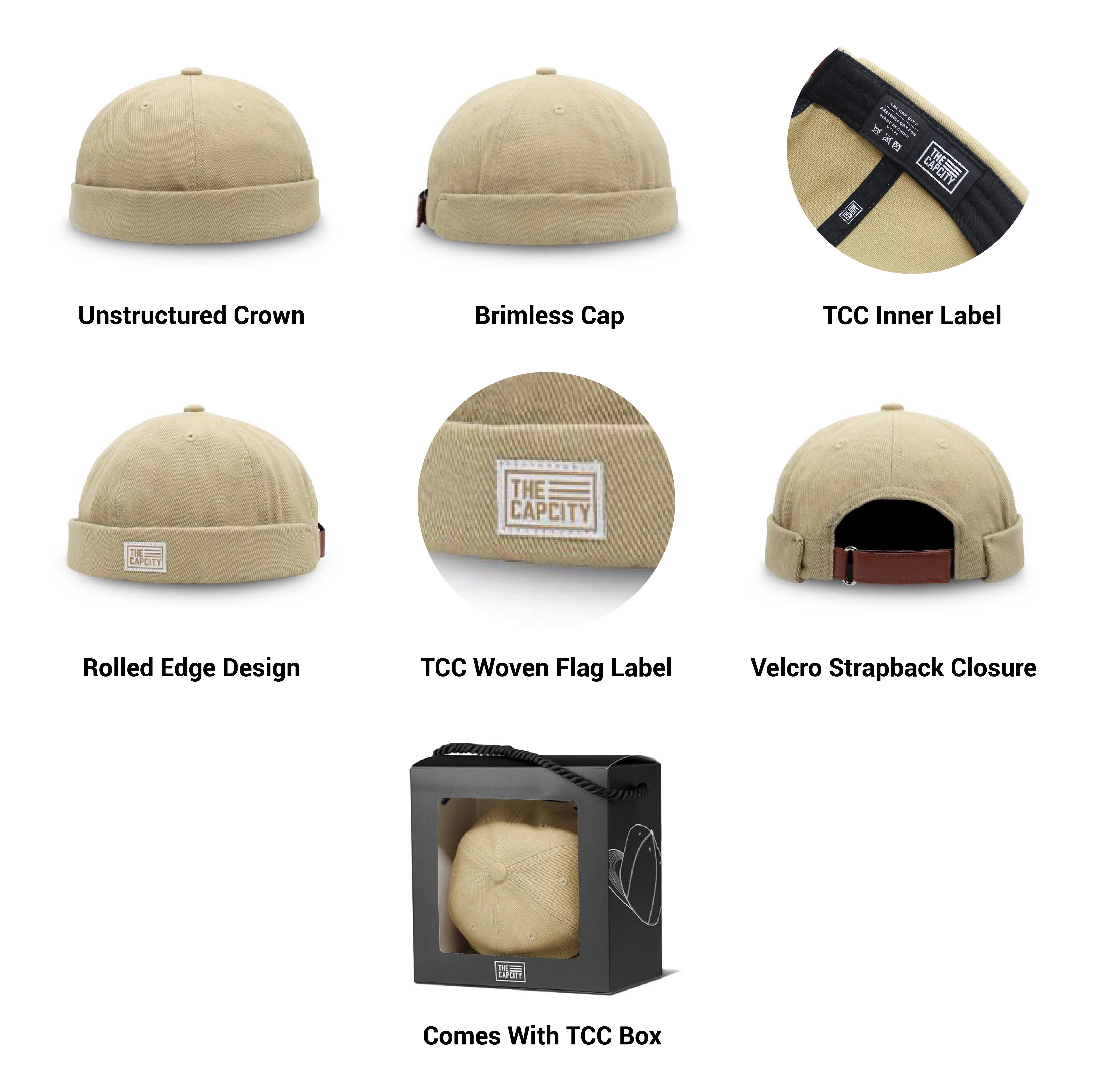 THE CAP CITY ROLL CAP COLLECTION