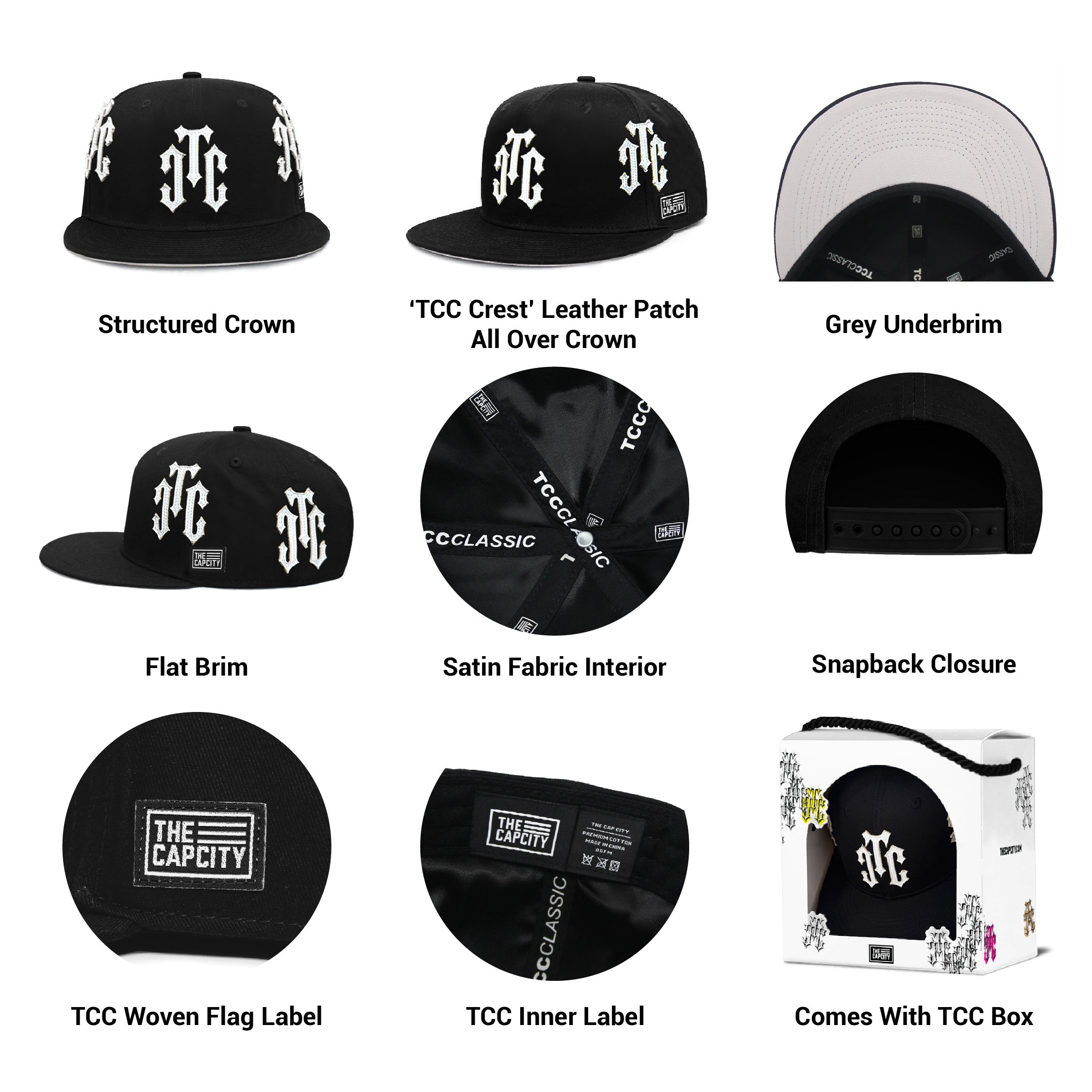 TCC CREST ALL OVER CLASSIC SNAPBACK