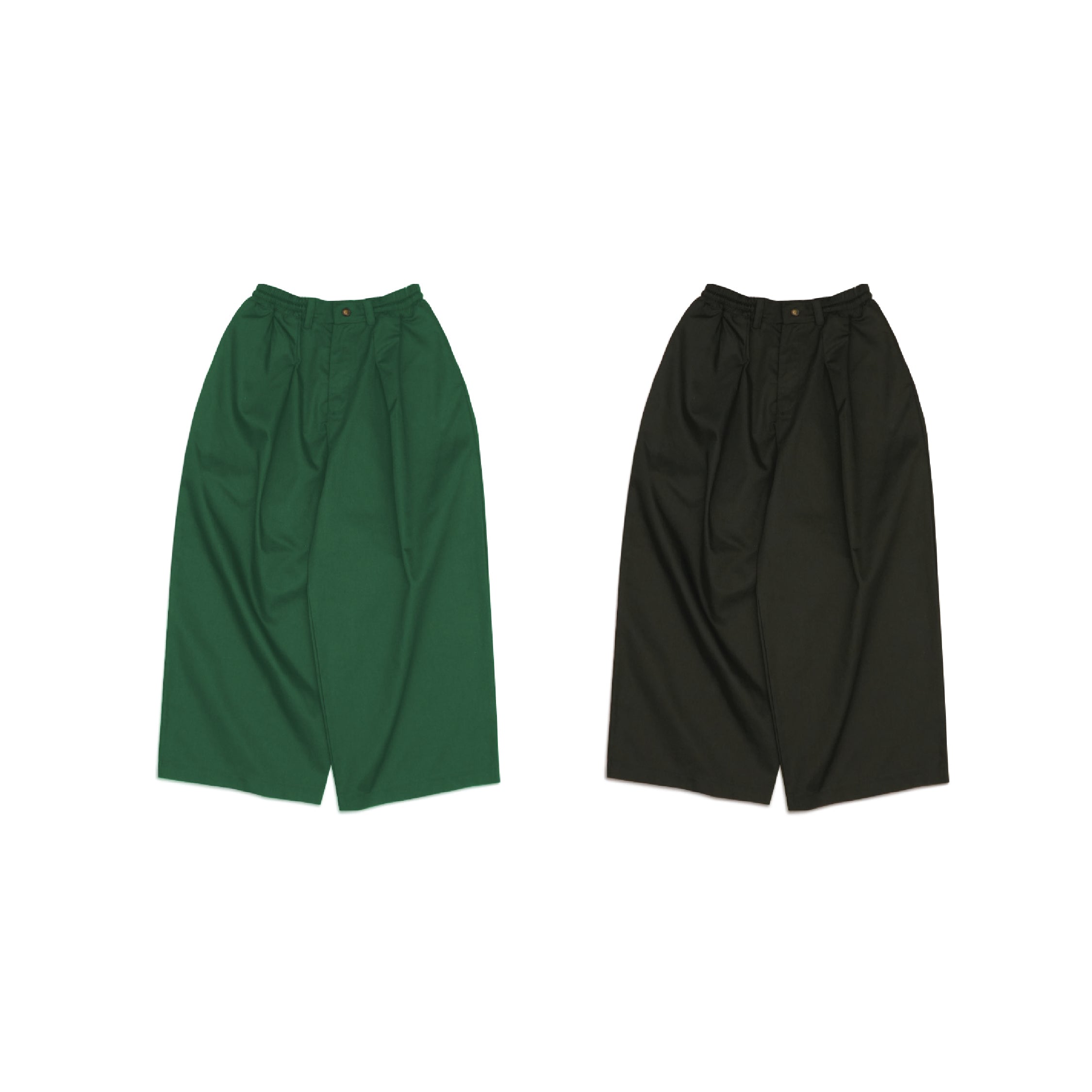 TCC PLEATED WIDE LEG PANTS