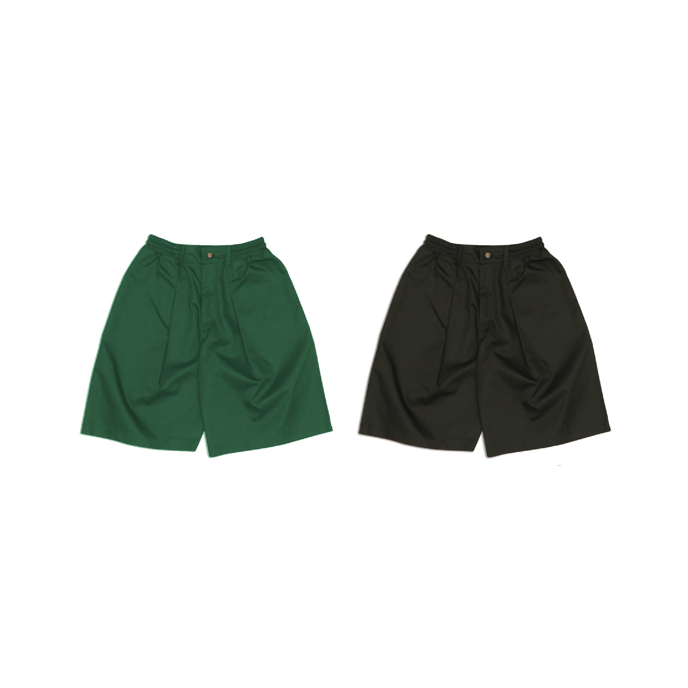 TCC PLEATED WIDE LEG JORTS