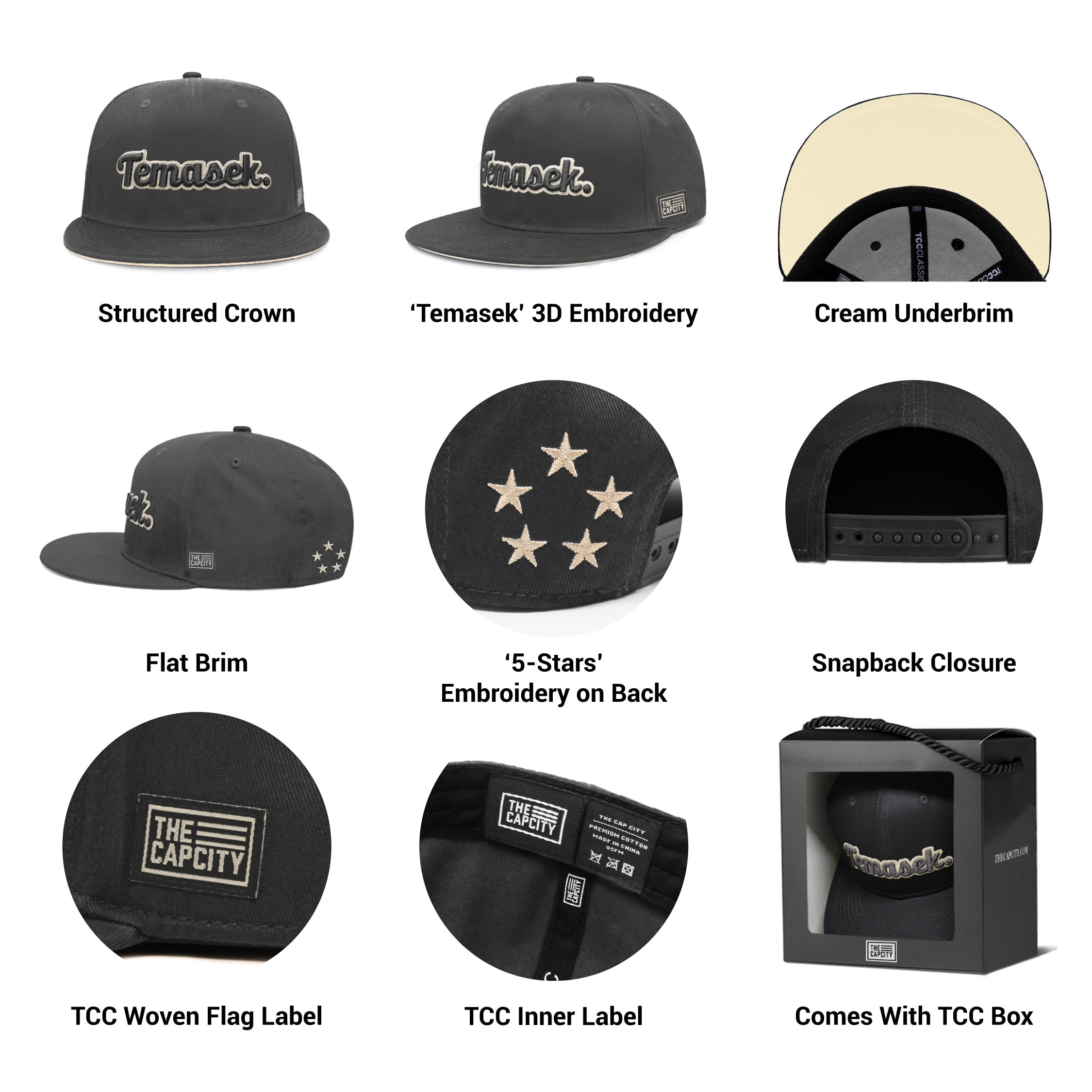 TCC TEMASEK CLASSIC SNAPBACK COLLECTION