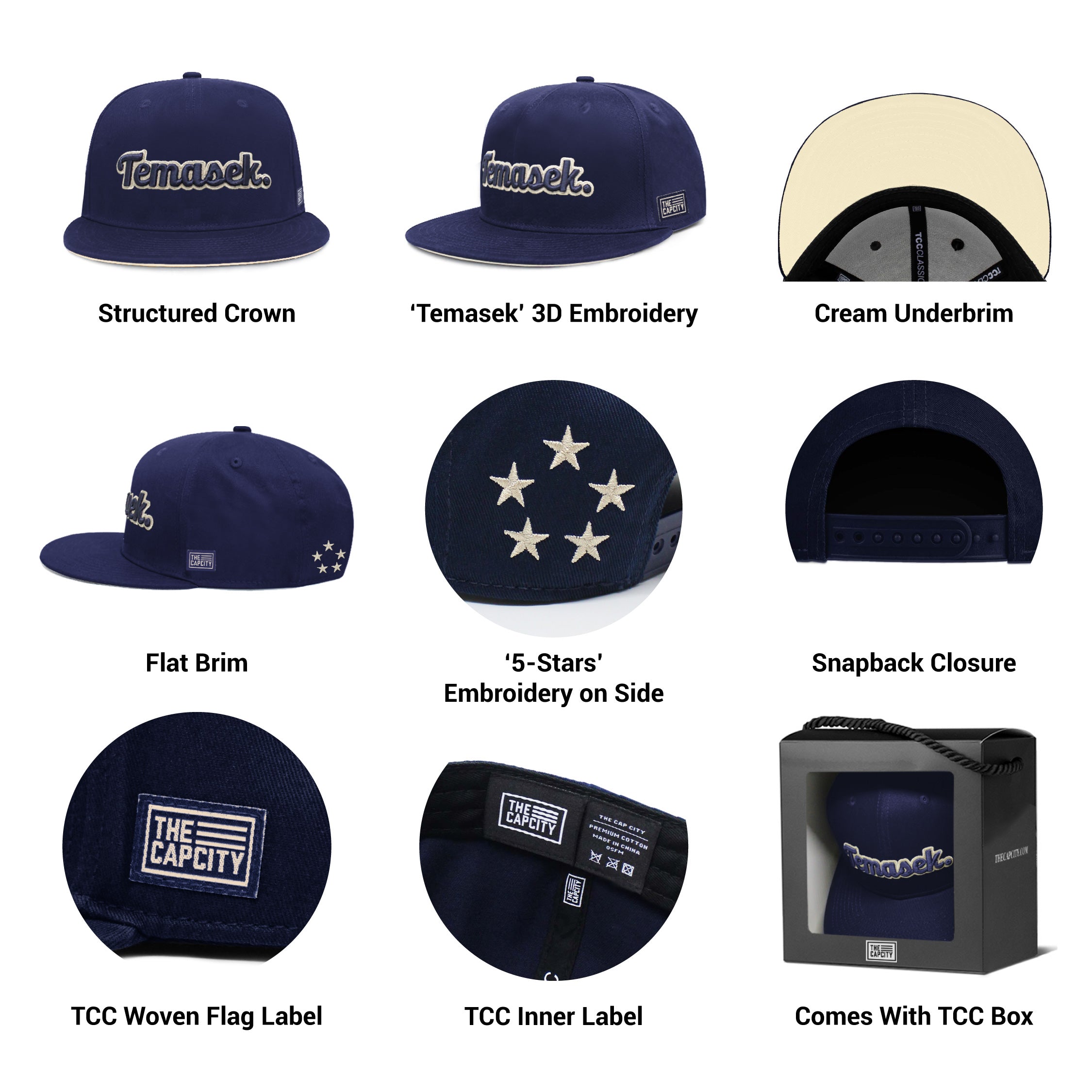 TCC TEMASEK CLASSIC SNAPBACK COLLECTION