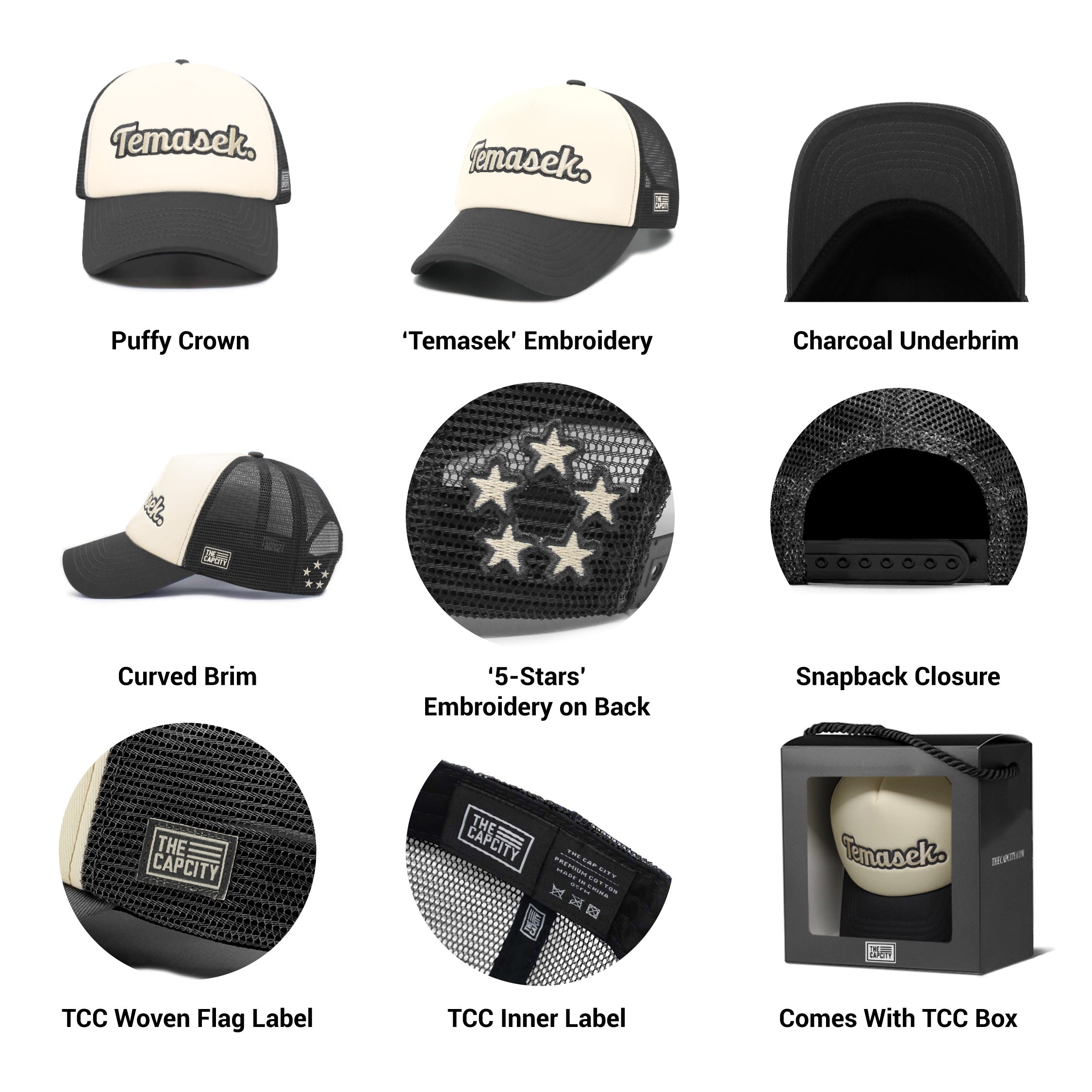 TEMASEK PUFFY TRUCKER SNAPBACK COLLECTION