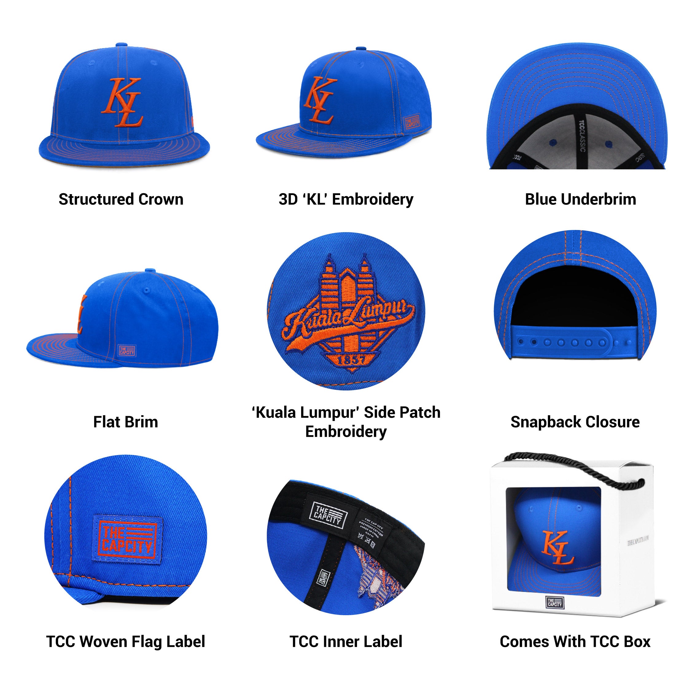 TCC TOP STITCH CLASSIC SNAPBACK COLLECTION