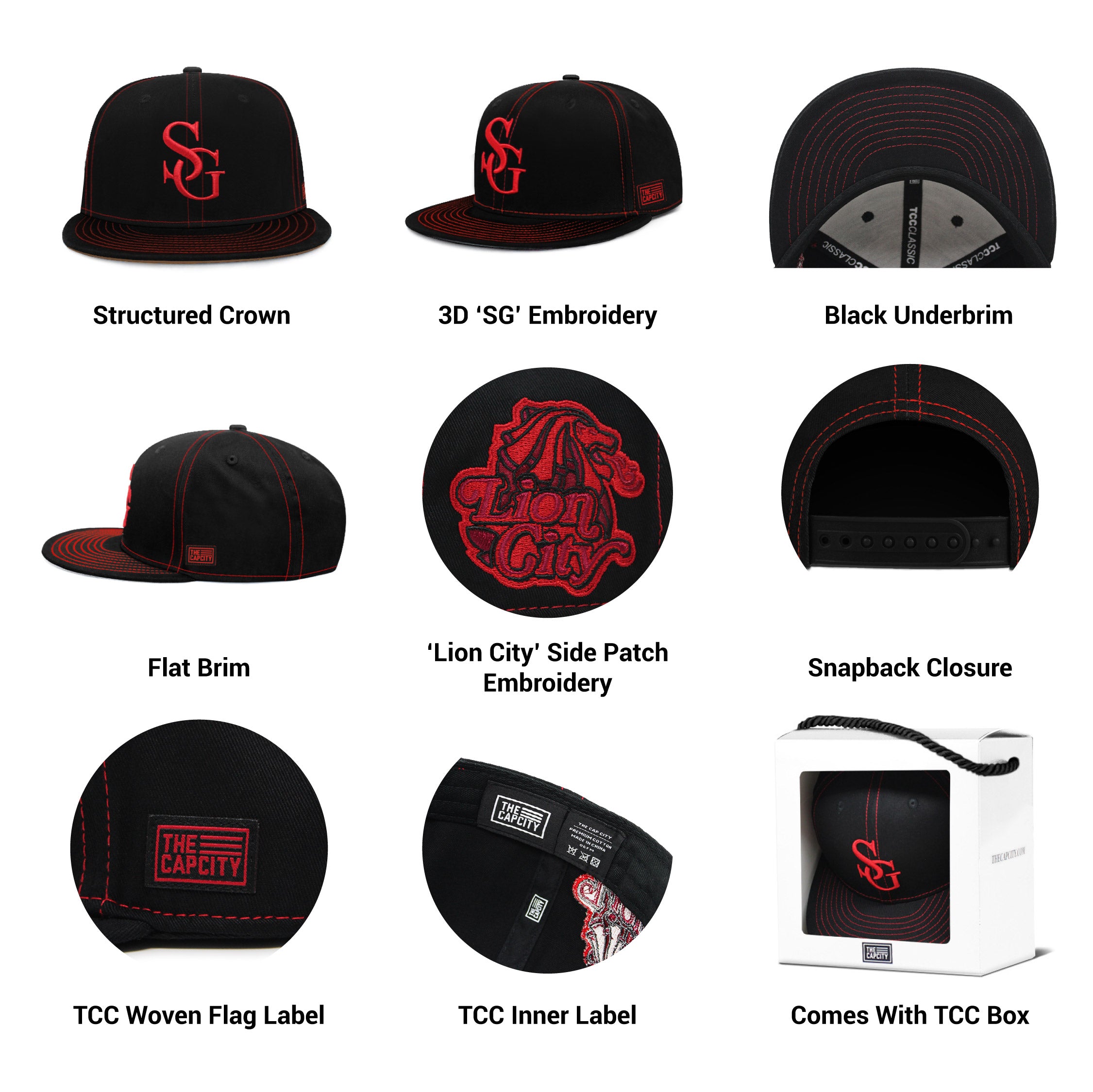 TCC TOP STITCH CLASSIC SNAPBACK COLLECTION