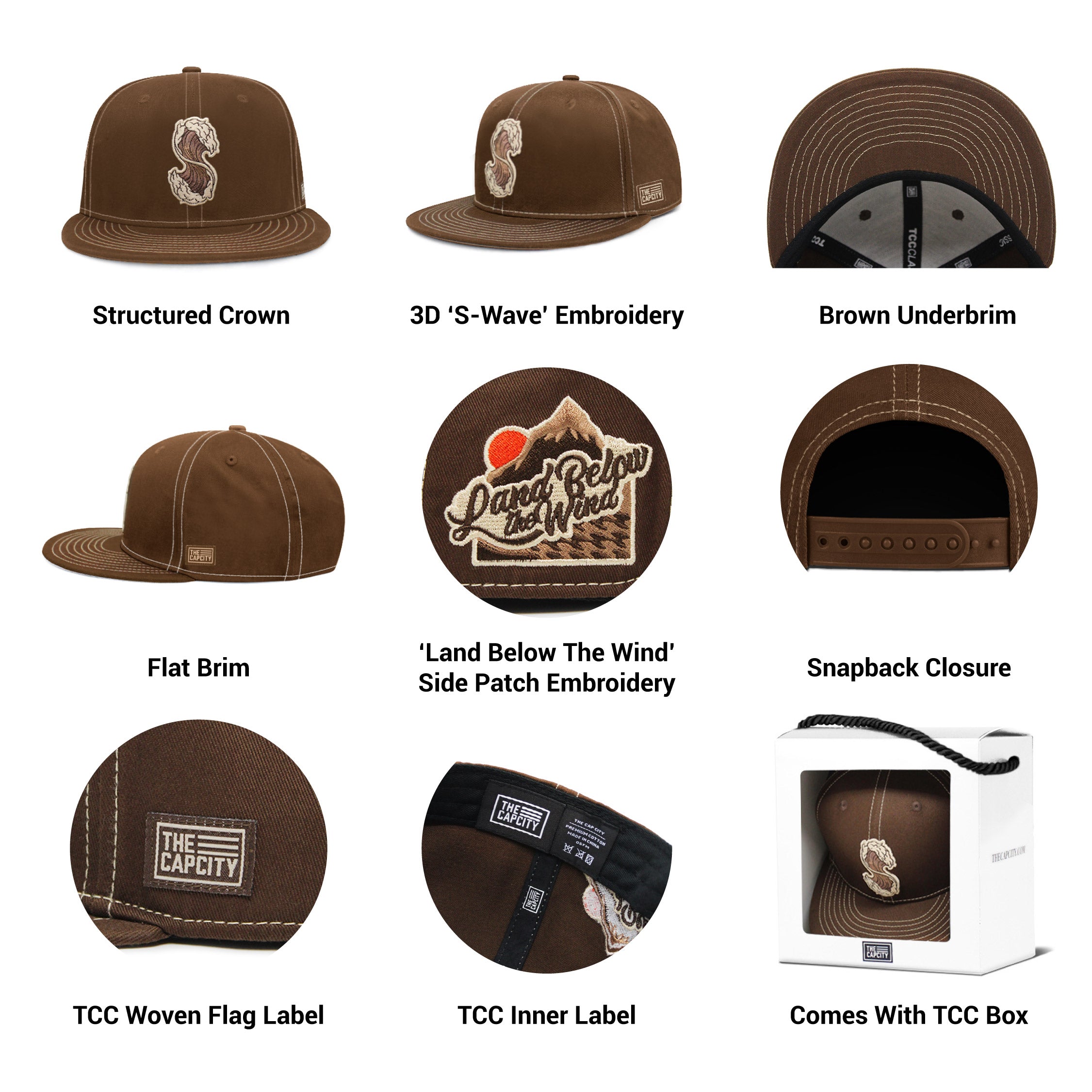 TCC TOP STITCH CLASSIC SNAPBACK COLLECTION