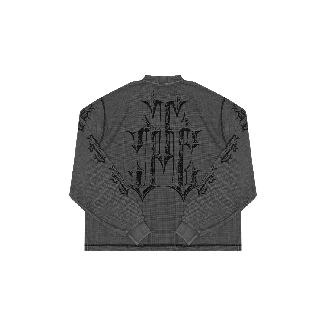 TCC CREST LONG SLEEVE WAFFLE TEE COLLECTION