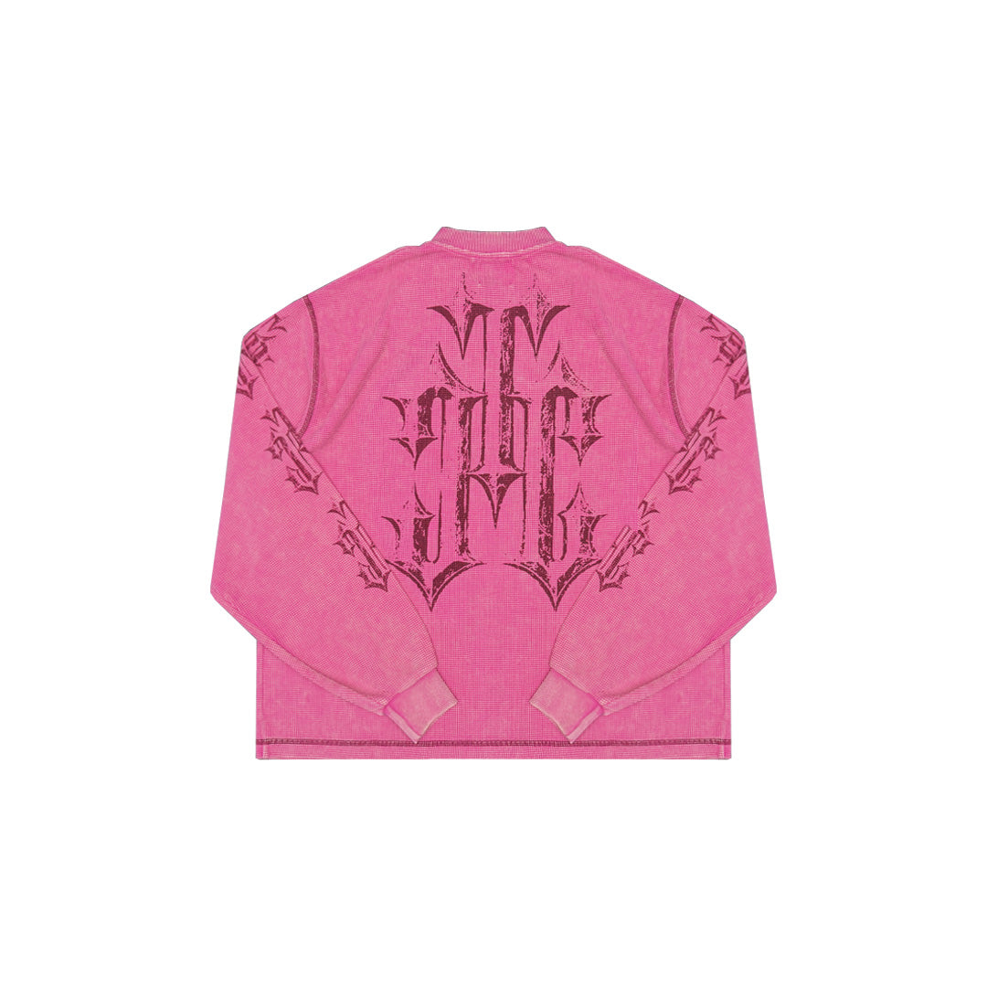 TCC CREST LONG SLEEVE WAFFLE TEE COLLECTION